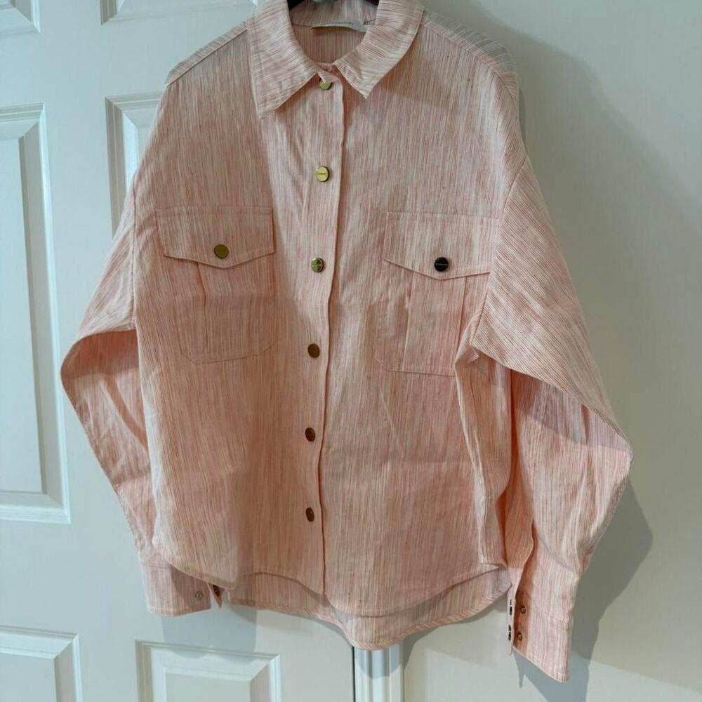 Zimmermann Tranquillity Stripe Shirt size 2 AU